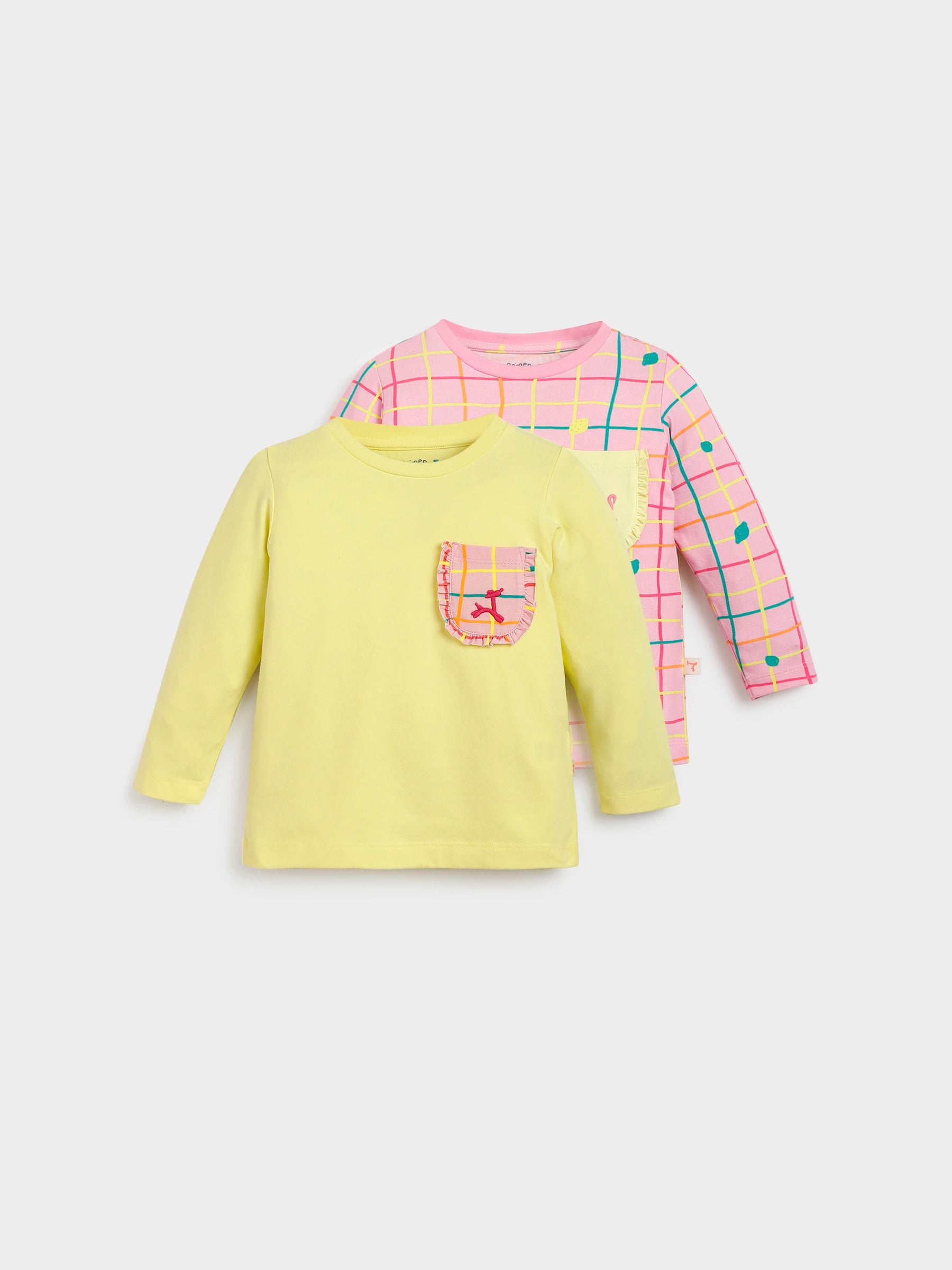 Ruffle Pocket Duo Tee Combo