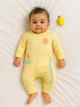 Tiny Lemon Printed Cotton Sleepsuit
