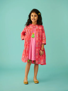 Gulbahaar Dress & Cape Set Somersault