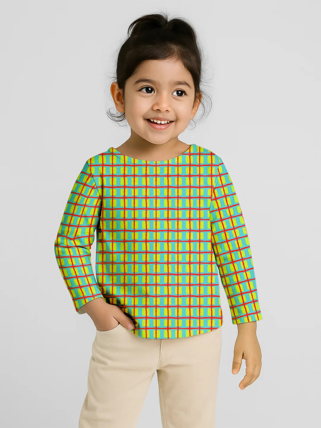 Checkmate Printed Full Sleeves Tee