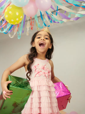 Ombre Flounce Tulle Dress Somersault