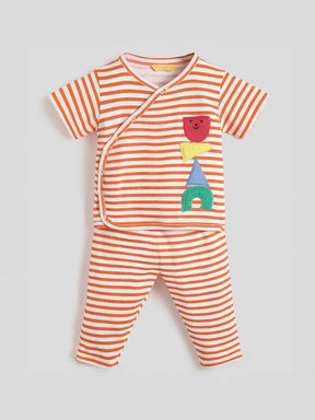 Funny Shapes Cotton Tee & Pants Set