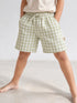 Checkered Green Shorts