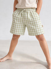 Checkered Green Shorts