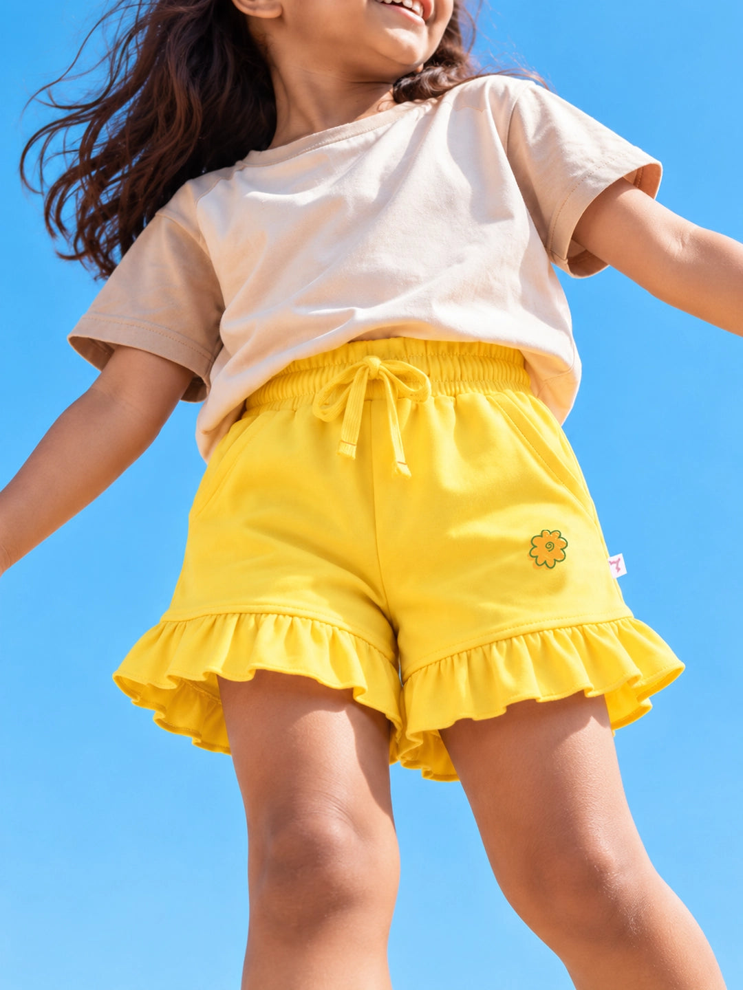 Somer Pack of 1 Shorts for Girl's