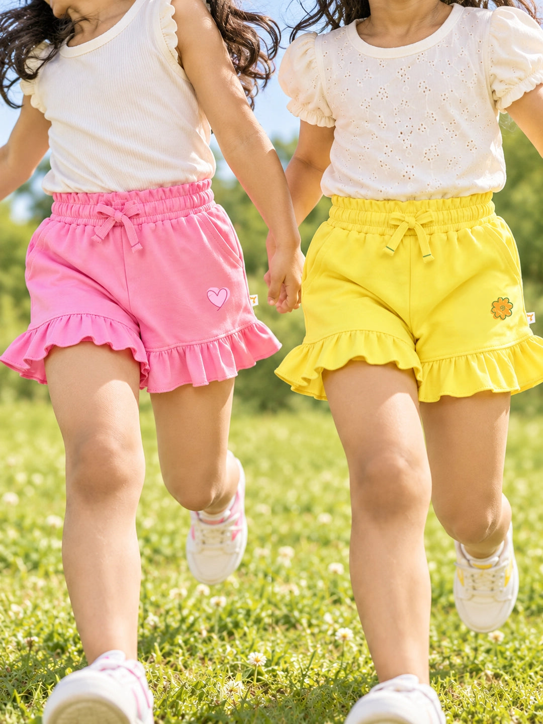 Somer Pack of 2 Shorts for Girl's