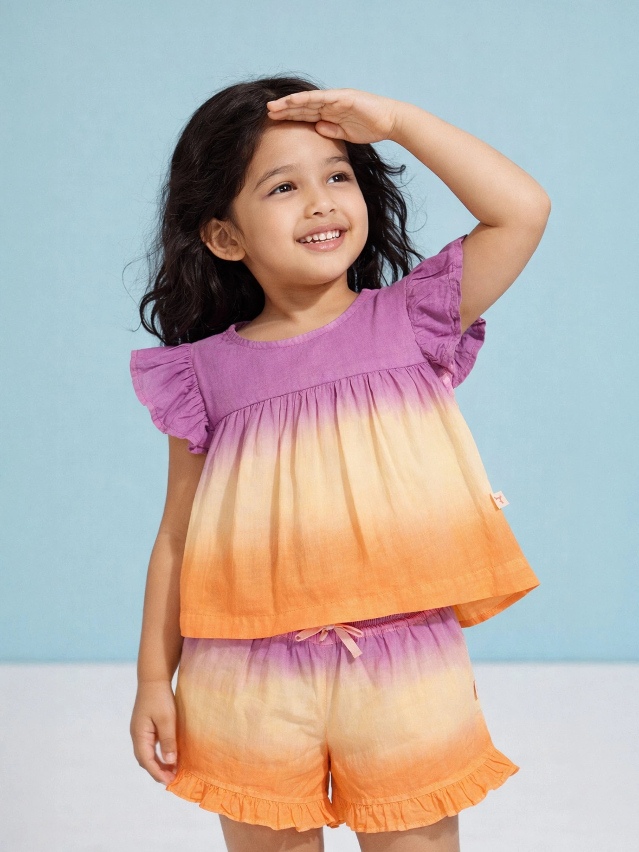 Ombre Frill Co-ord Set