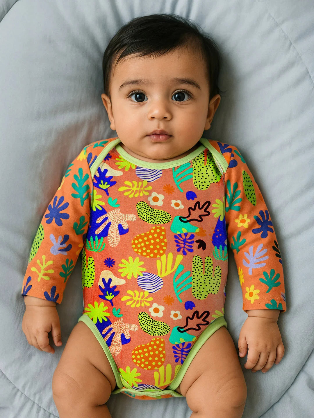 Printed Cotton Bodysuit