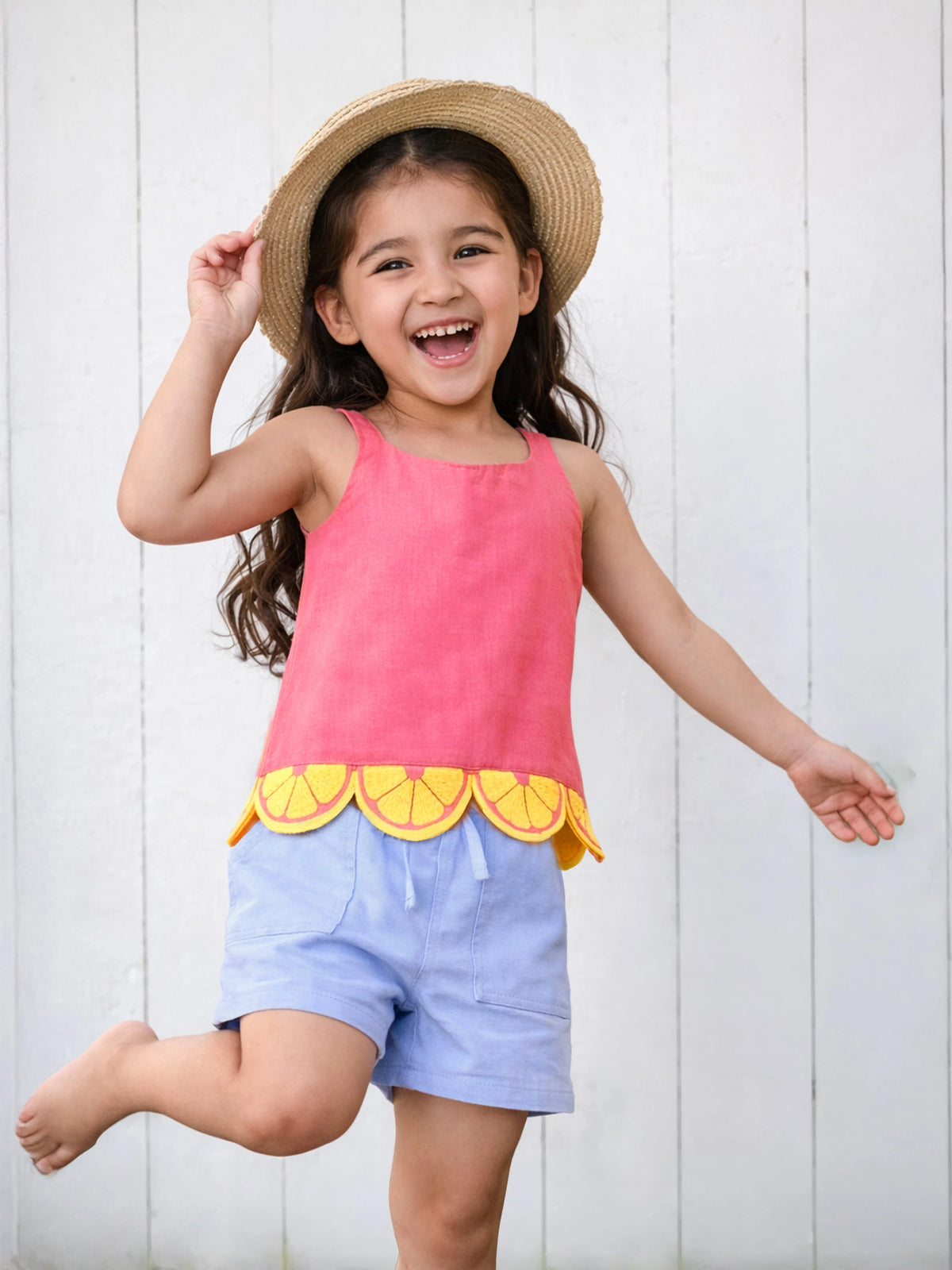 Scallop Lemon Co-ord Set