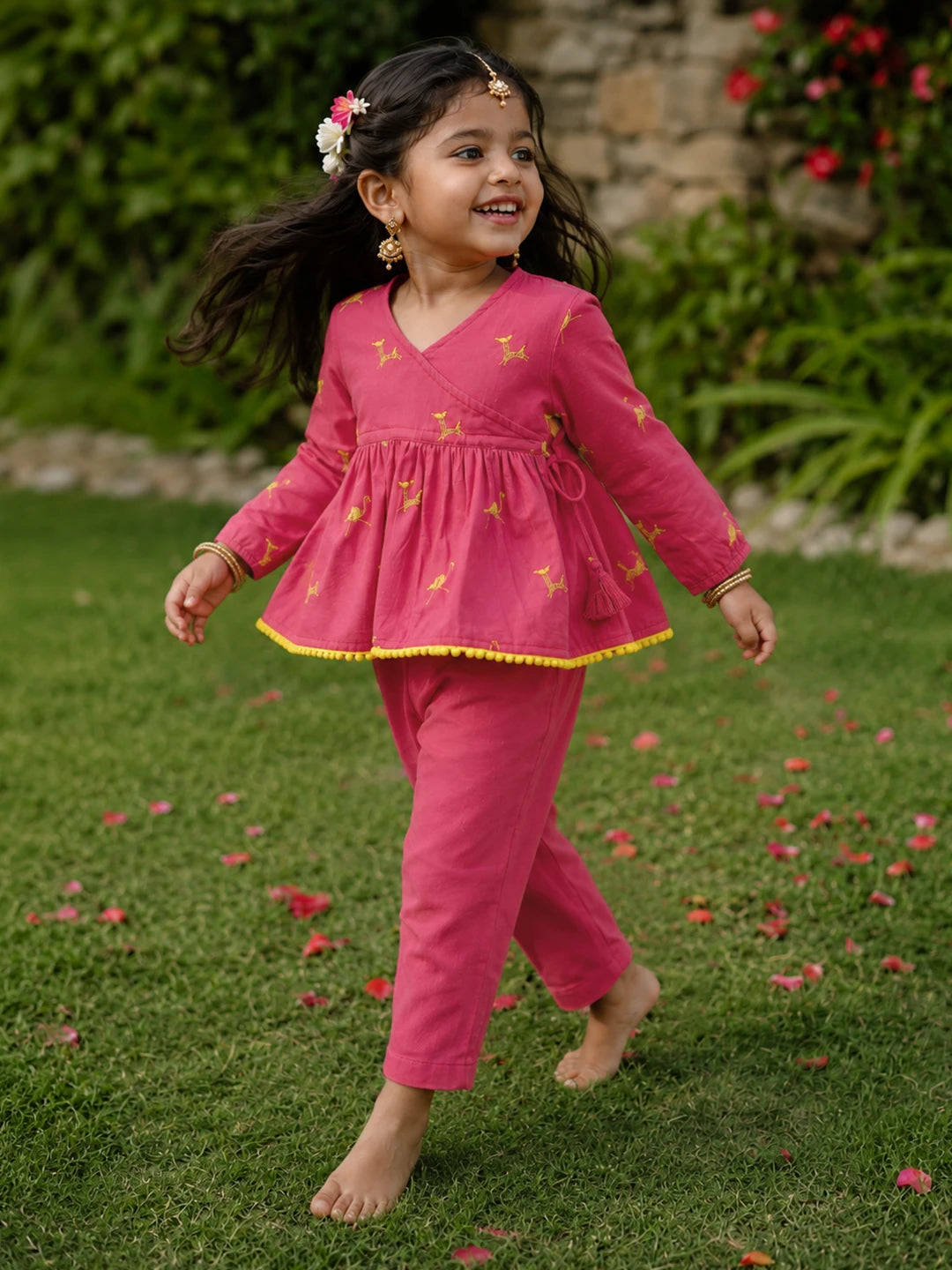 Short Kurta with Pajama Set