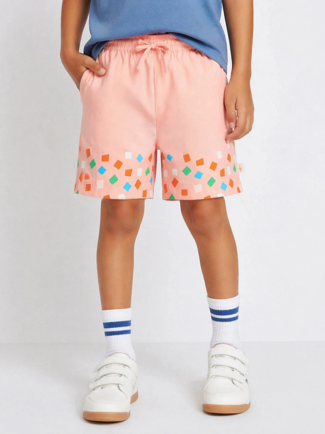 Printed Cotton Shorts