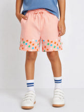 Peach Cotton Confetti Shorts
