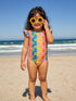 Abstract Daisy Swimsuit
