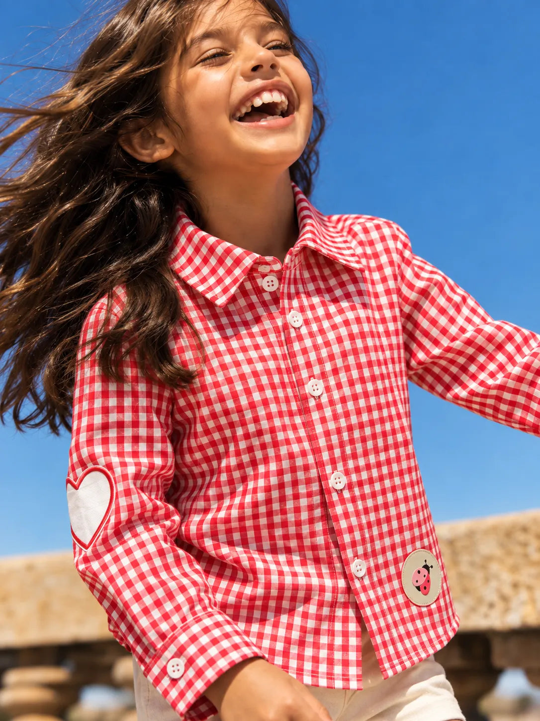 Gingham Heart Shirt