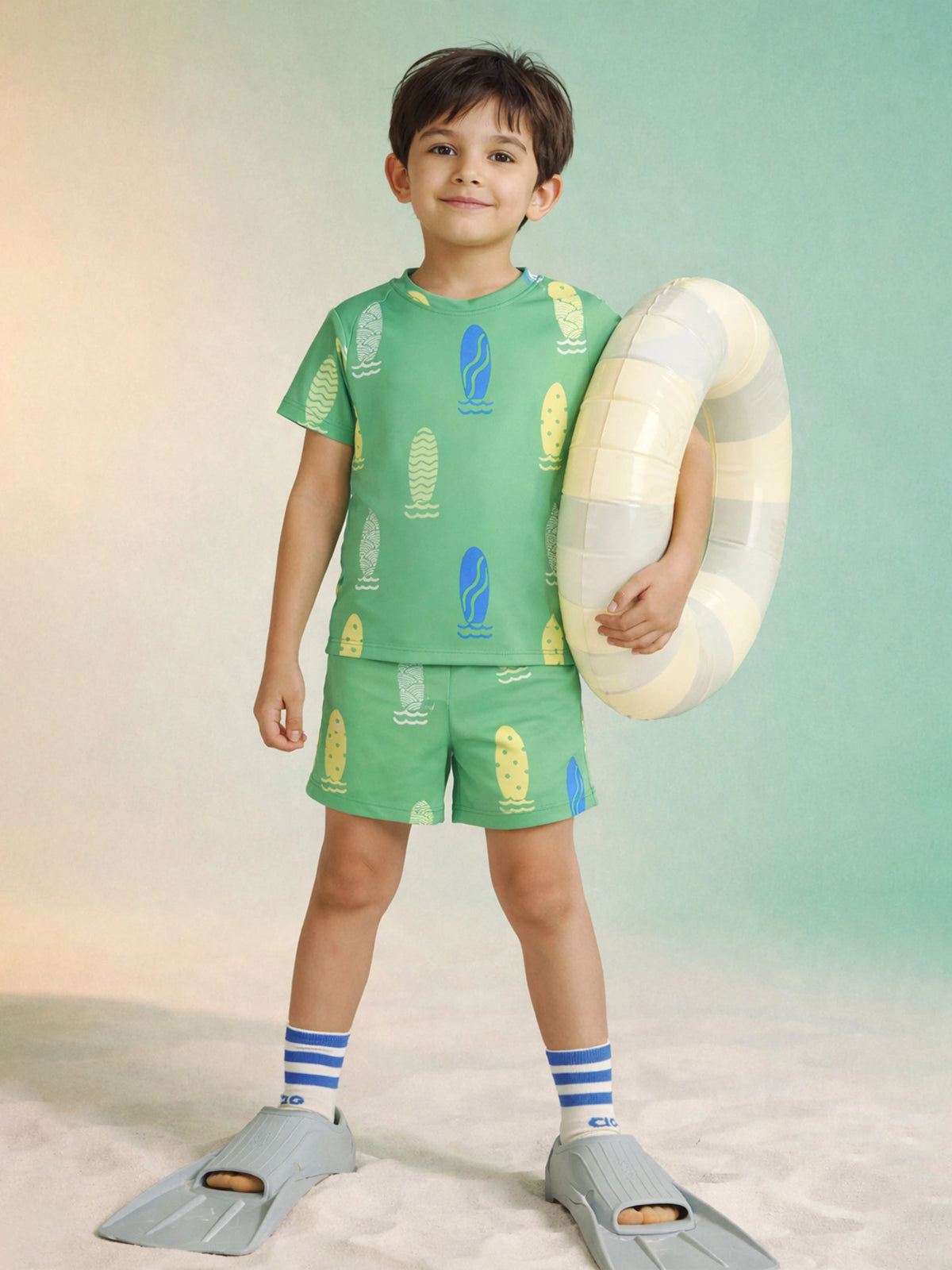 Surfboard Swimsuit Set