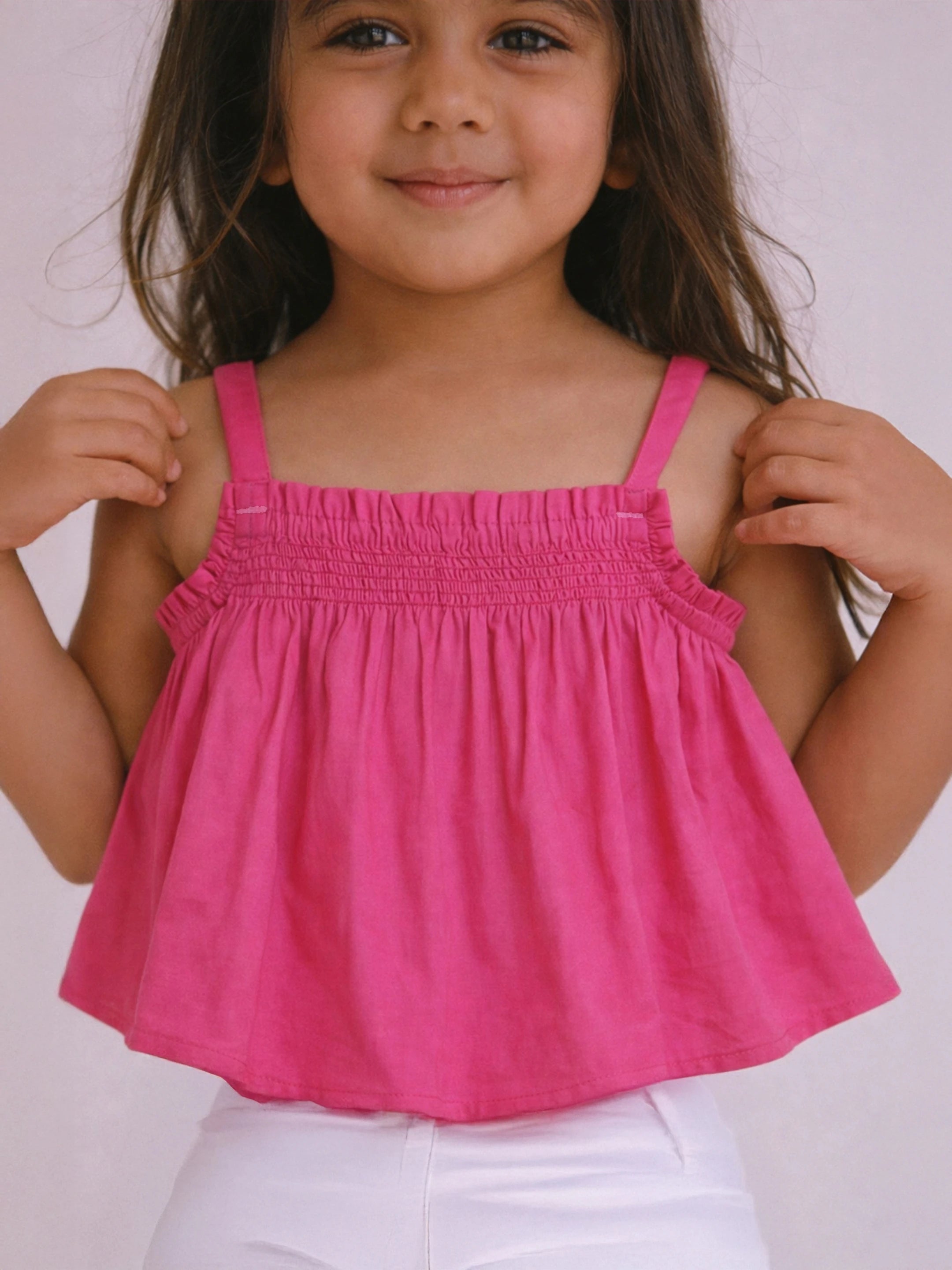 Berry Pop Frill Top