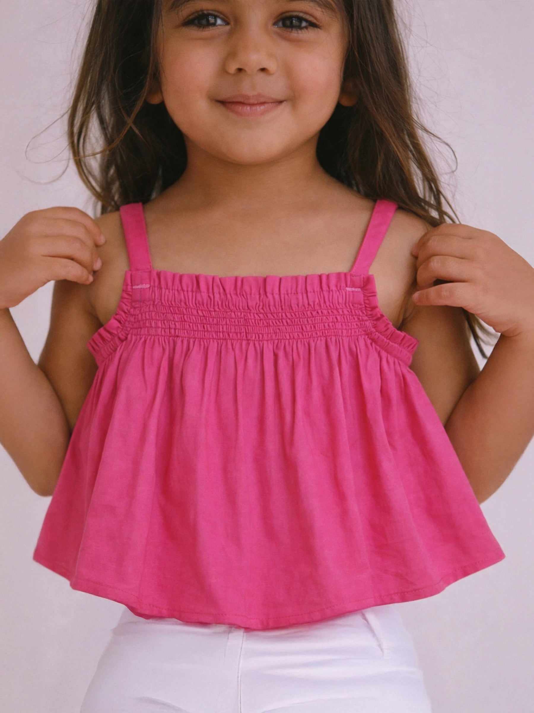 Berry Pop Frill Top