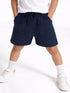 Deep Sea Striped Cotton Shorts
