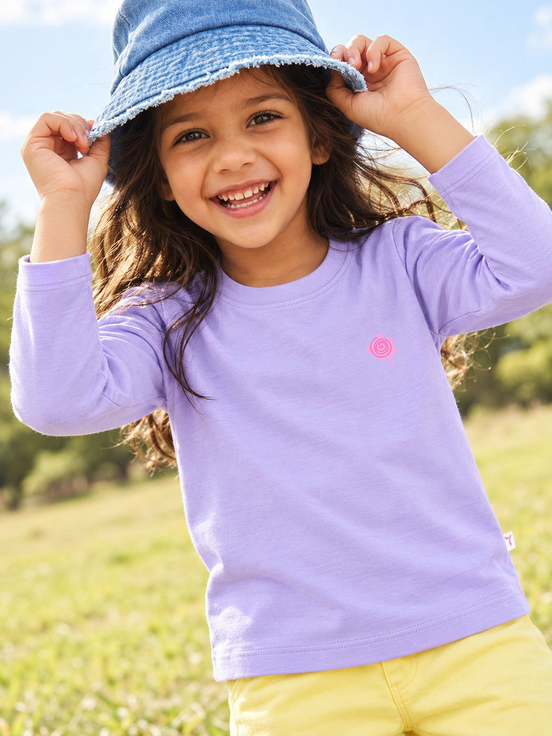 Lilac Pop Girl's T-Shirt