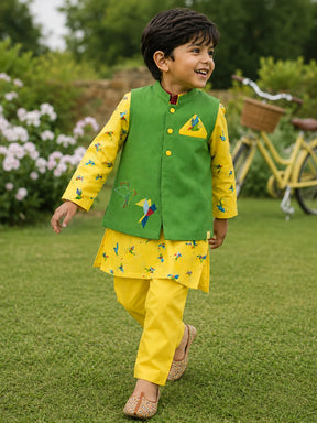 Kurta Set with Jacket
