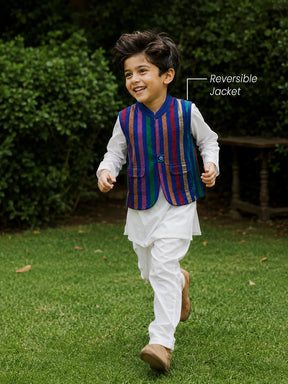 Jhilmil Reversible Nehru Jacket