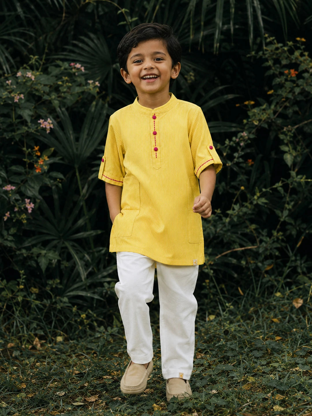 Yellow Tulip Kurta Set