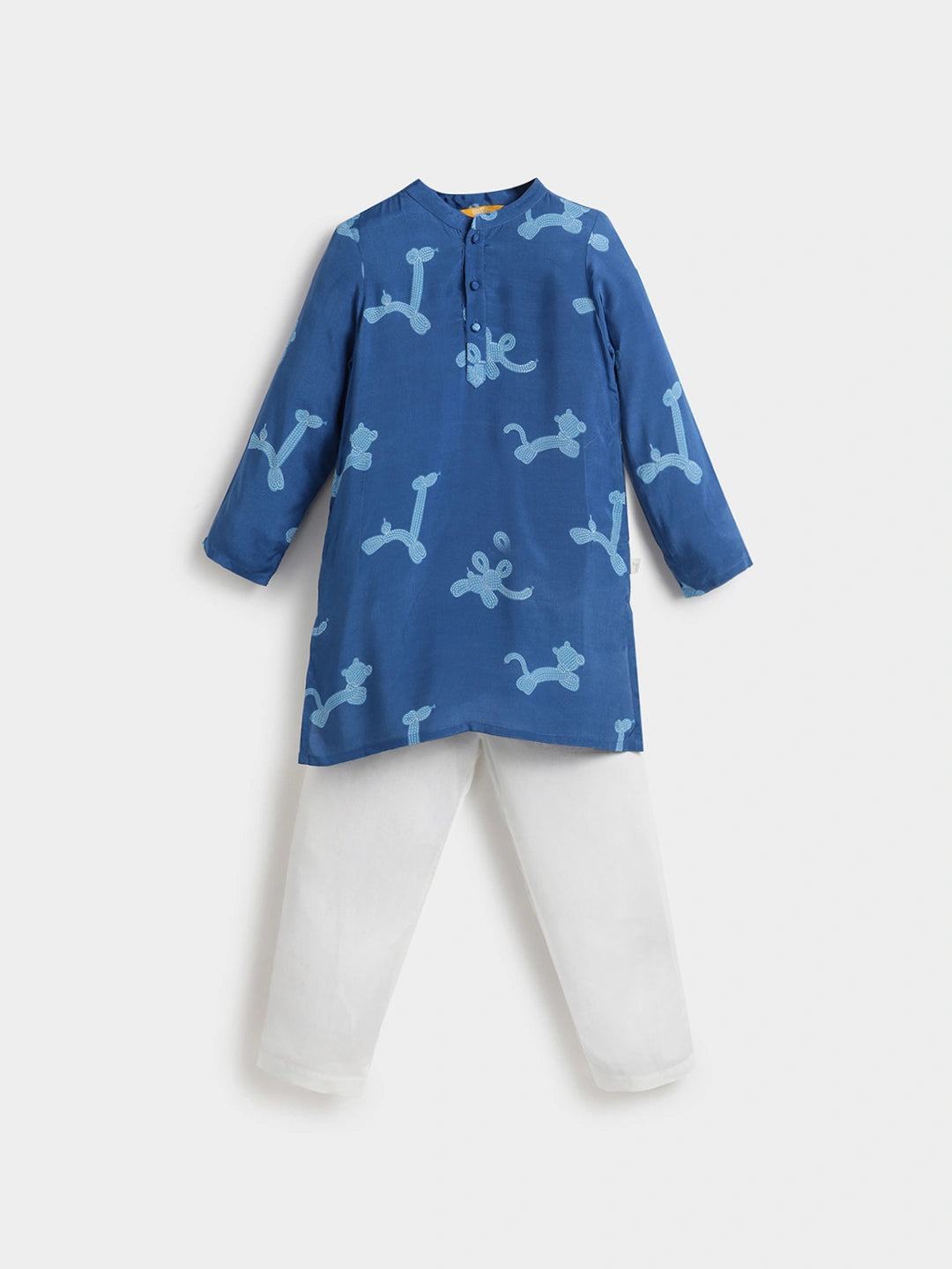 Premium Blue Kurta Pajama Set