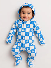 Love Boom Printed Cotton Sleepsuit With Mittens