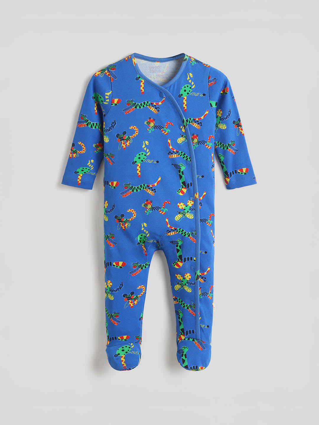 Printed Cotton Sleepsuit