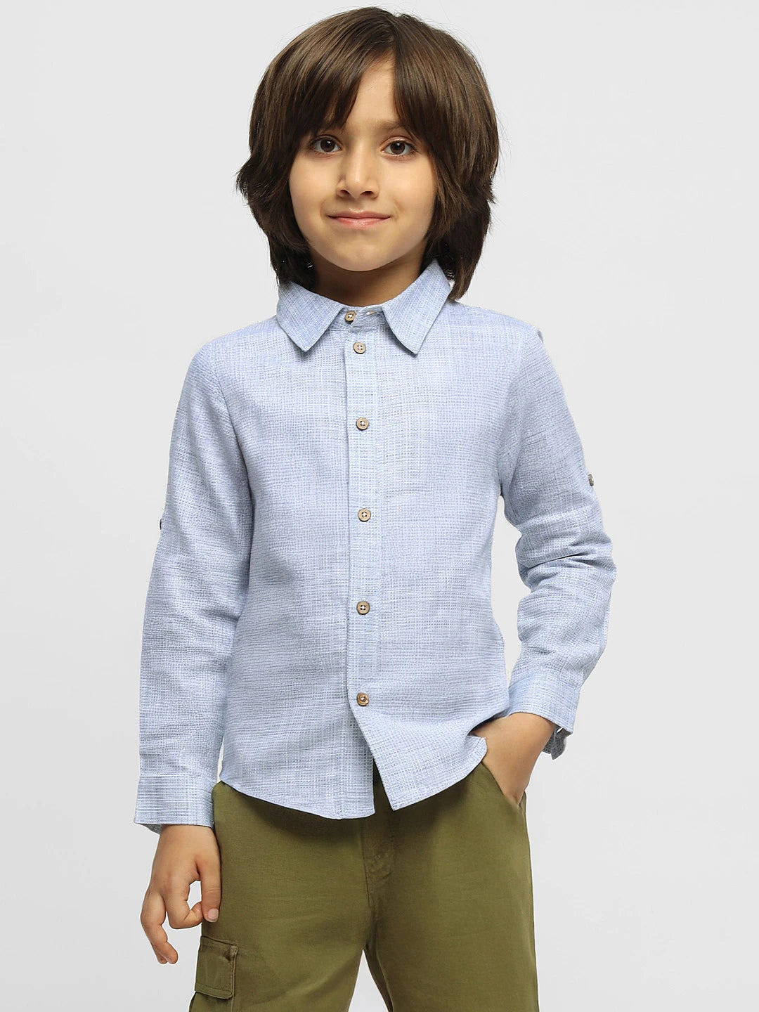 Summer Camp Collared Cotton Shirt