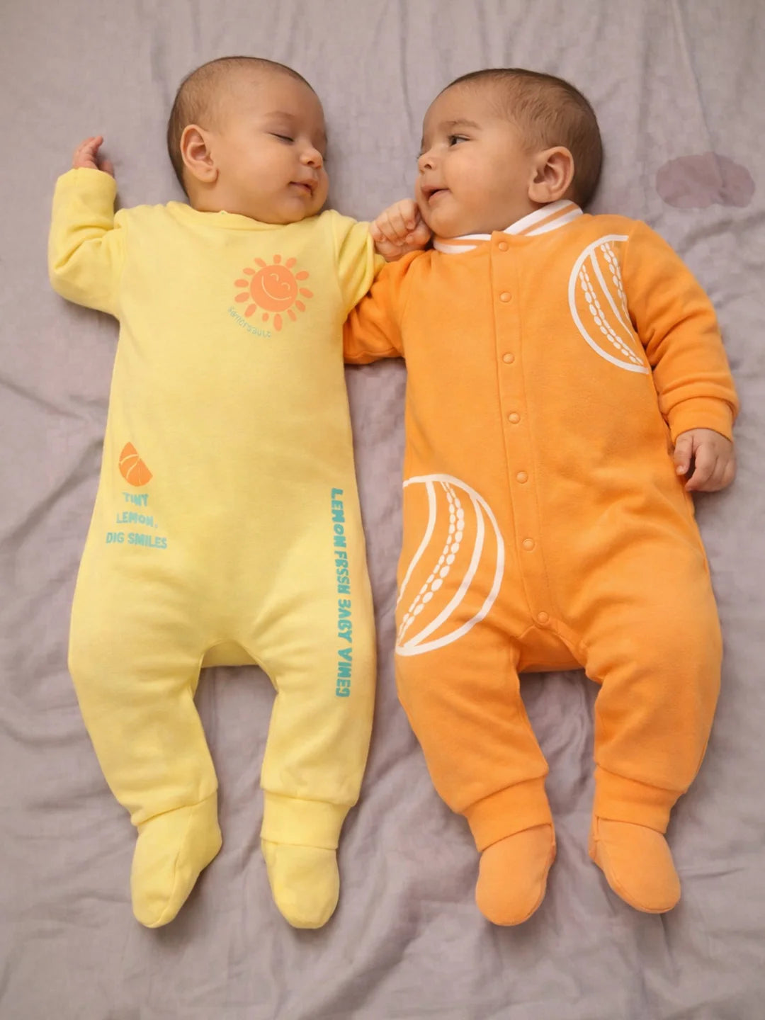 Pack of 2 Cotton Sleepsuit