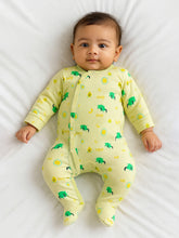 Burp Sleep Repeat Footed Cotton Sleepsuit