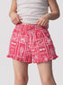Printed Pink Shorts