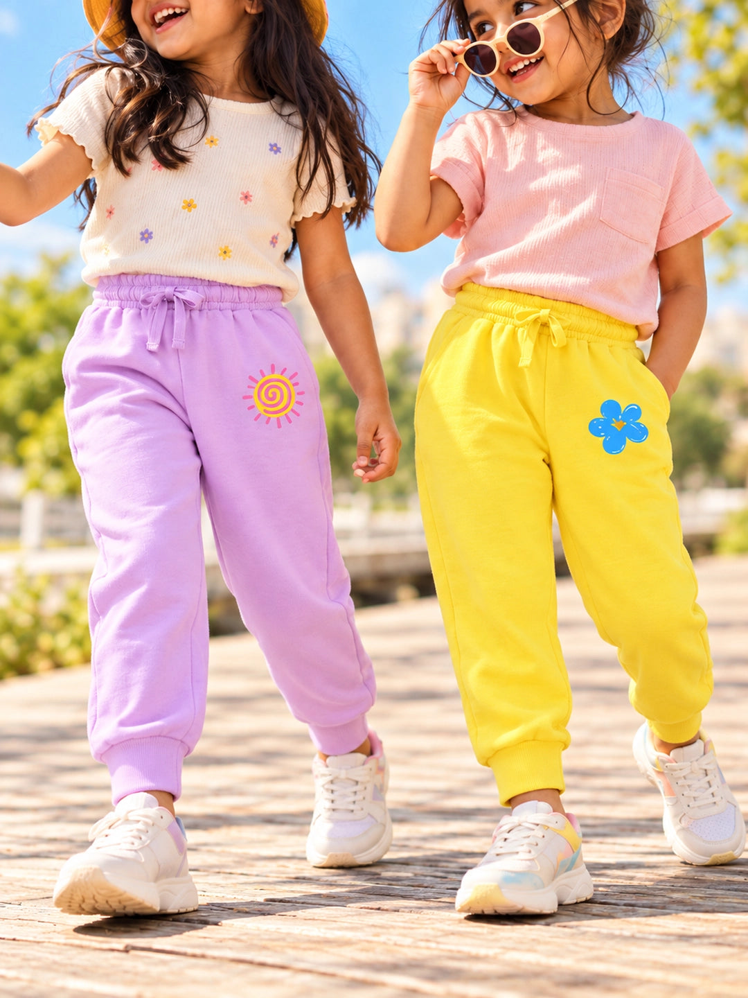 Pack of 2 Girl's Joggers