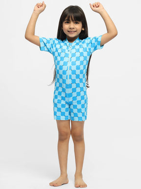 Blue Sky Girls Swimsuit