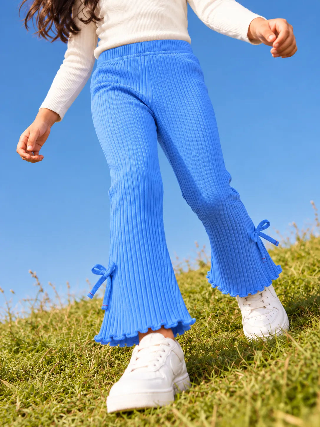 Ribbed Bell Bottom Leggings