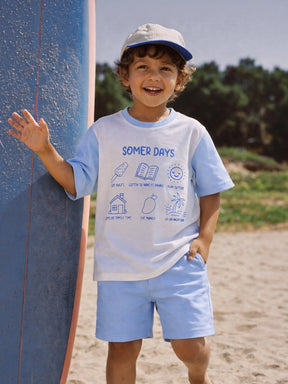 Somers Days T-Shirt & Shorts Set for Boys