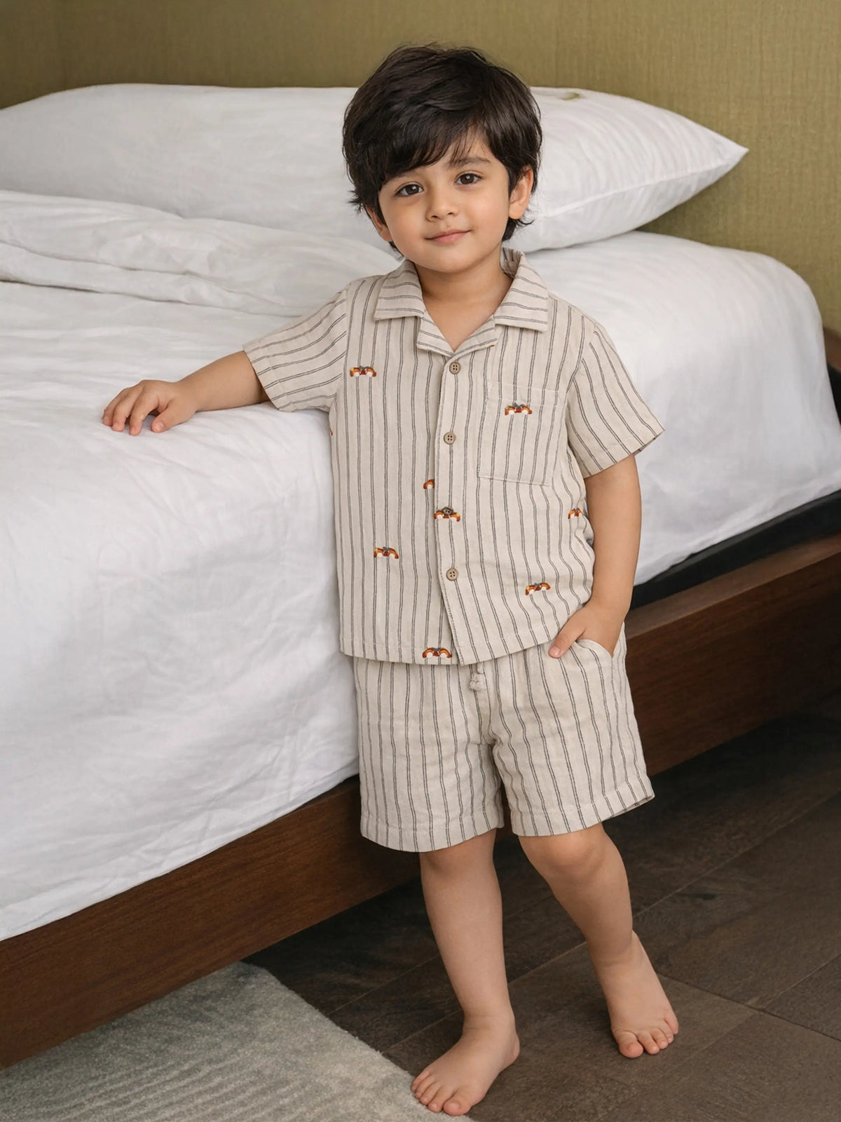 Desert Stripe Night Suit Set