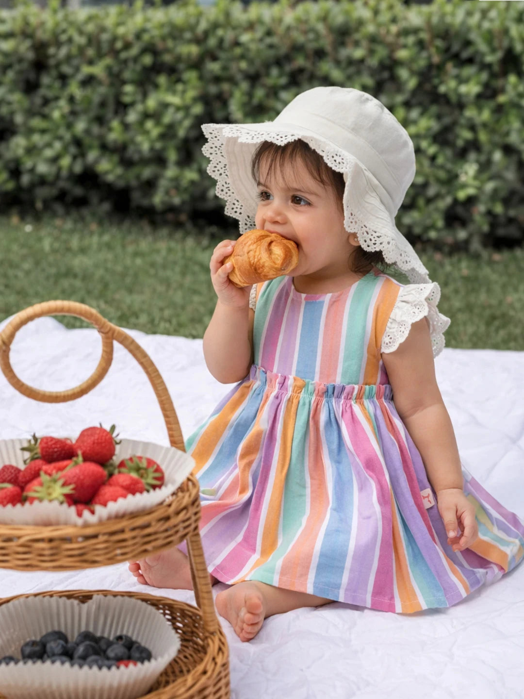 Rainbow A-line Dress