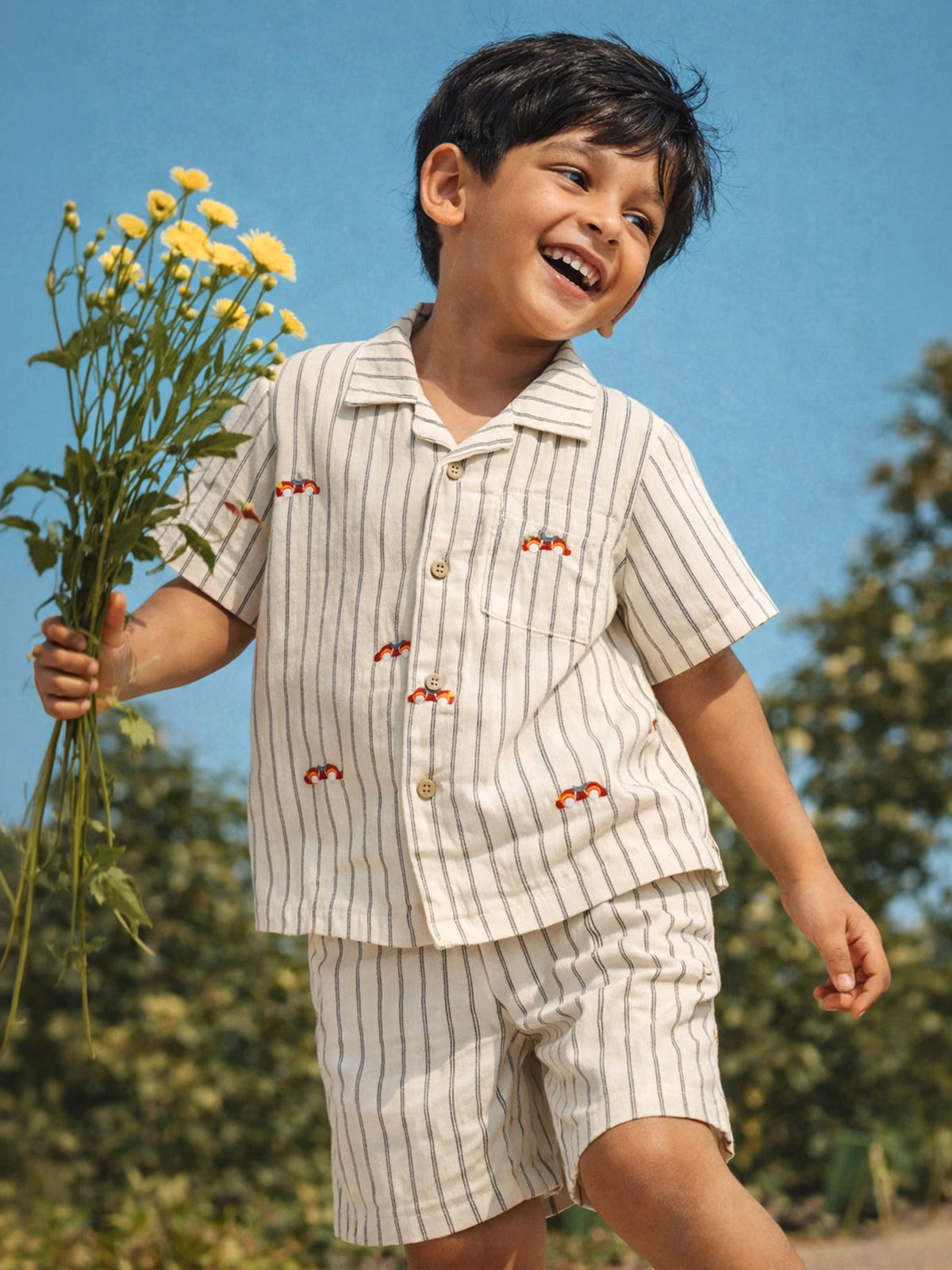 Desert Stripe Boys Co-ord Set