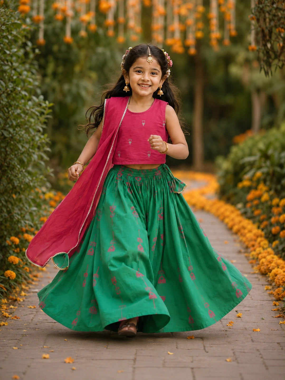 Embroidered Lehenga Set