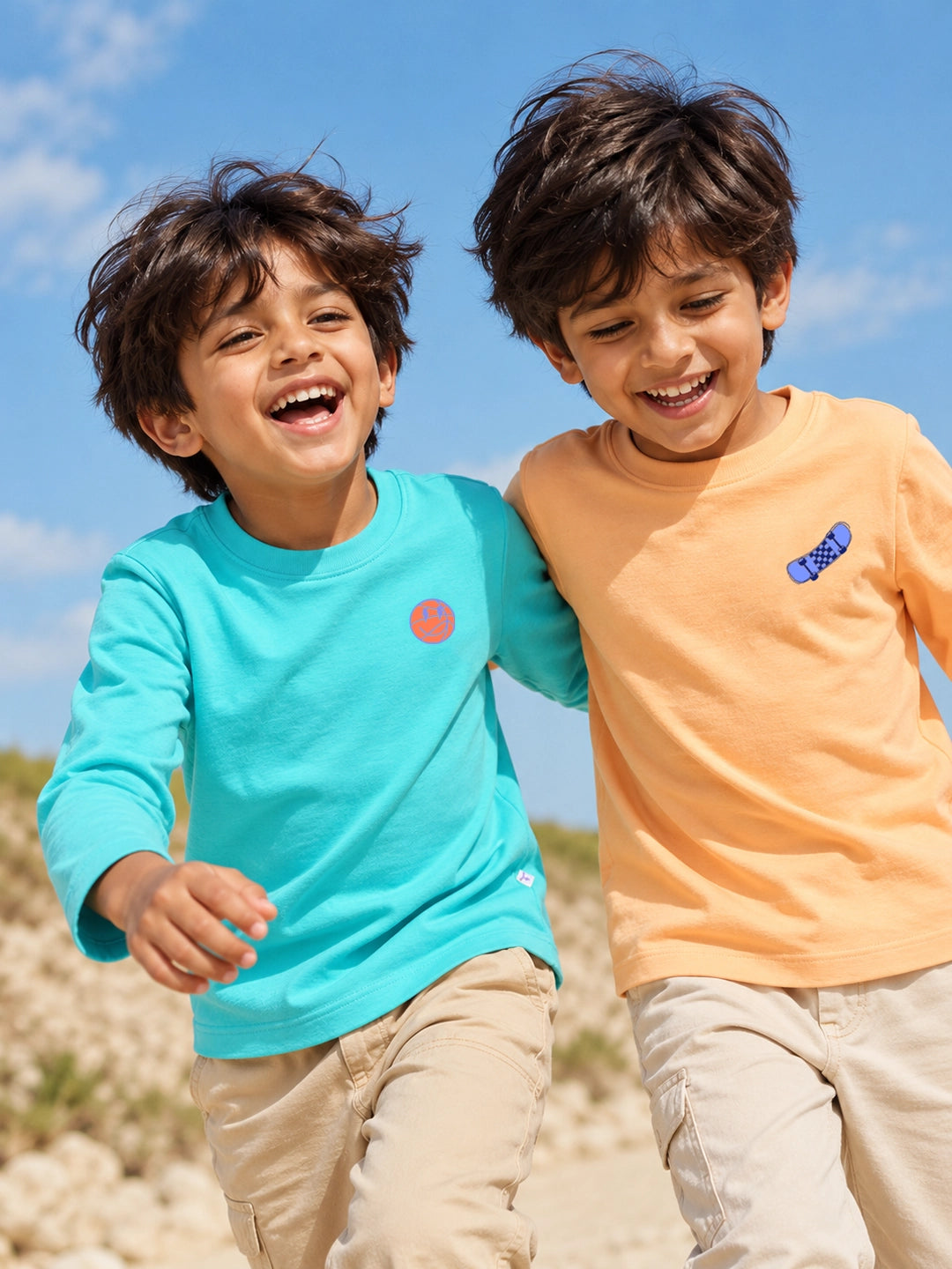 Pack of 2 Full Sleeves Boy's T-Shirts