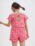 Pink Heart Cut Co-ord set