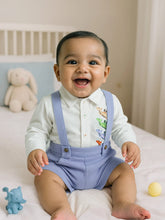 Dragon Shirt and Suspender Shorts Set
