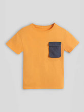 Tangerine Flap Pocket Cotton Tee
