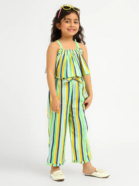 Summer Camp Stripe Cotton Co Ord Set