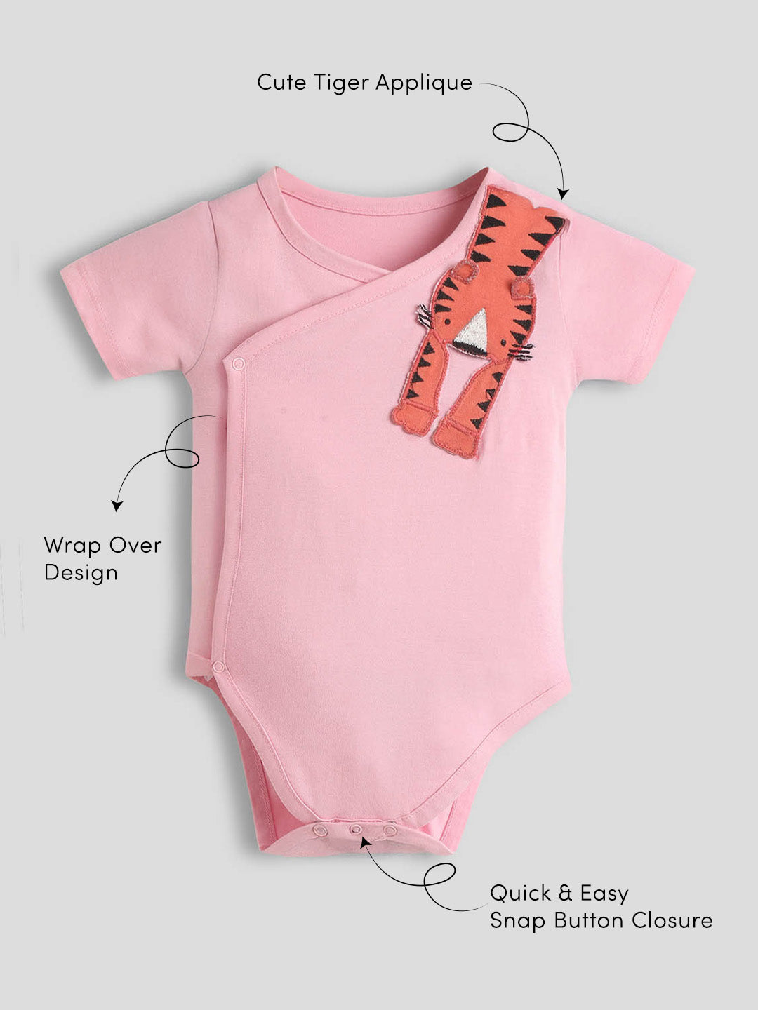 Pink Cotton Bodysuit
