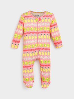 Printed Zip Sleepsuit