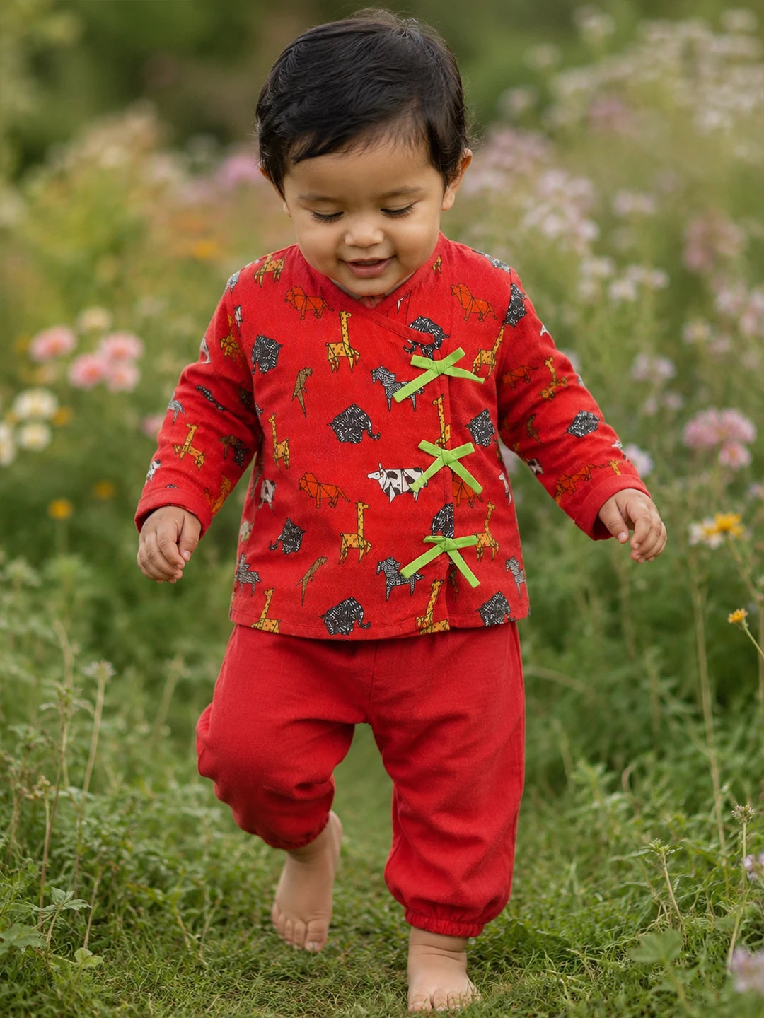 Printed Animal Kurta Set