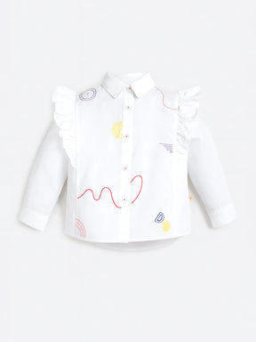 Seaside Splash Shirt & Printed Pants Set